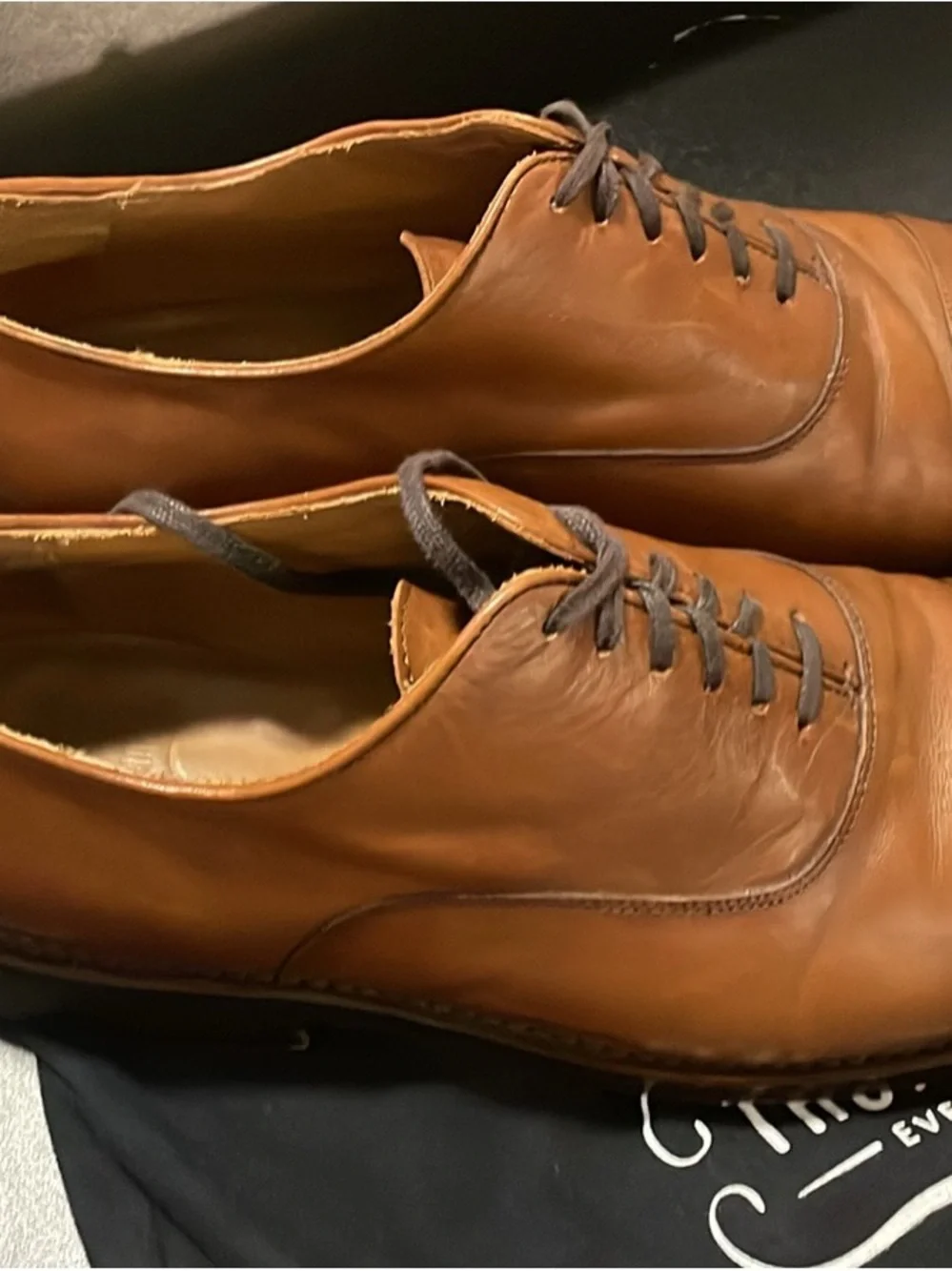 Thursday Boot Company Men's Tan Leather Oxfords